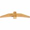 Ekena Millwork Bellingham Rough Sawn Timber Gable Bracket, Western Red Cedar, 60"W x 15"H x 4"D x 6"F, 6/12 Pitch GBW060X15X0406BEL00RWR - alternate 5